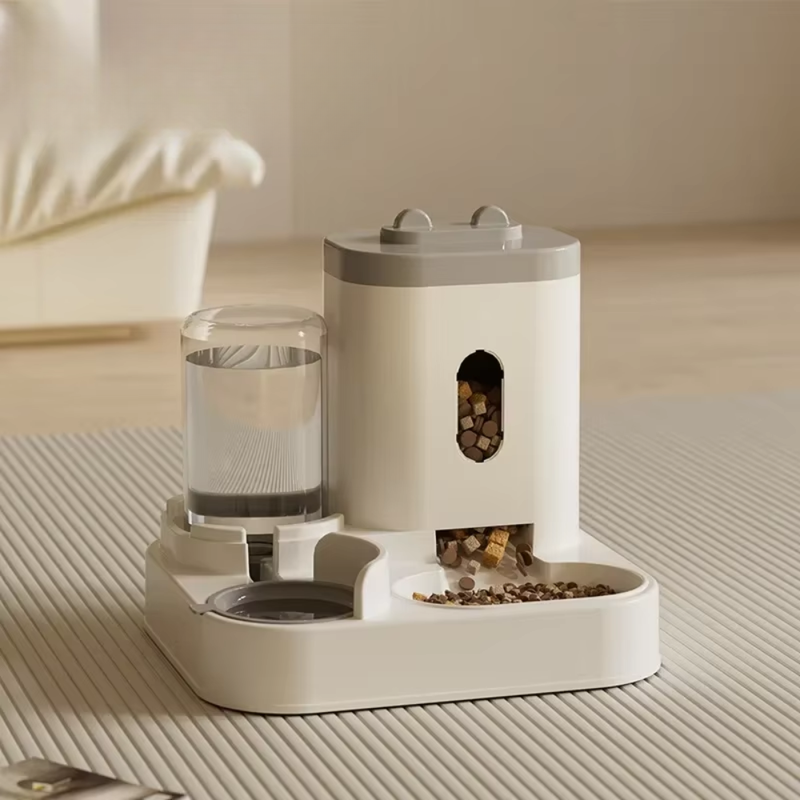 Automatic Feeder & Water Fountain – Large Capacity Food Dispenser for Dogs & Cats