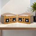 Cat Cardboard House Scratching Post Activity Centre Bed Toys Climbing Scratcher