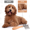 Dematting Brush – Grooming Rake for Dogs & Cats
