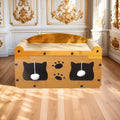 Cat Cardboard House Scratching Post Activity Centre Bed Toys Climbing Scratcher